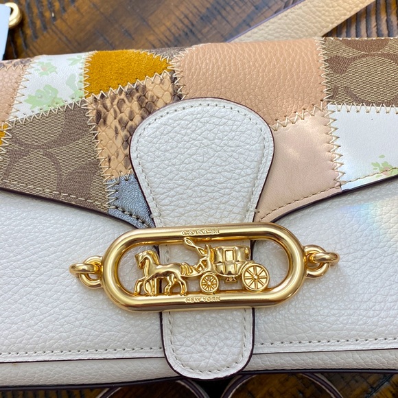 NWT COACH “RARE” PATCHWORK PURSE AND WALLET SET - Picture 5 of 15